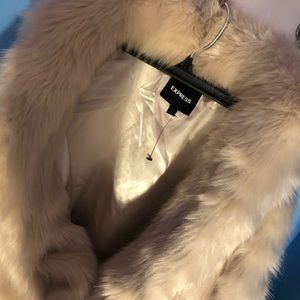 EXPRESS BOUJIE FAUX FUR COAT